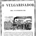 Capa do Jornal O Vulgarizador, 1877.
